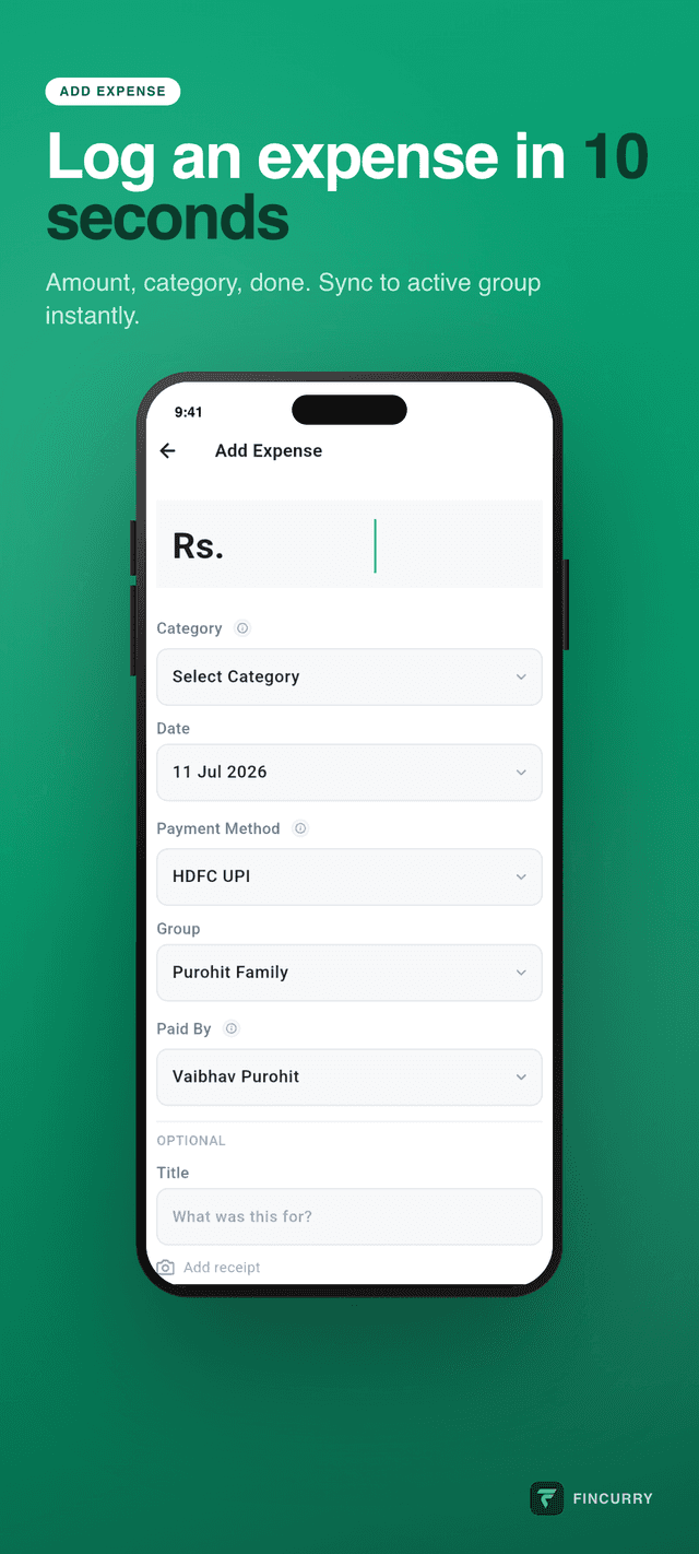 Add expense